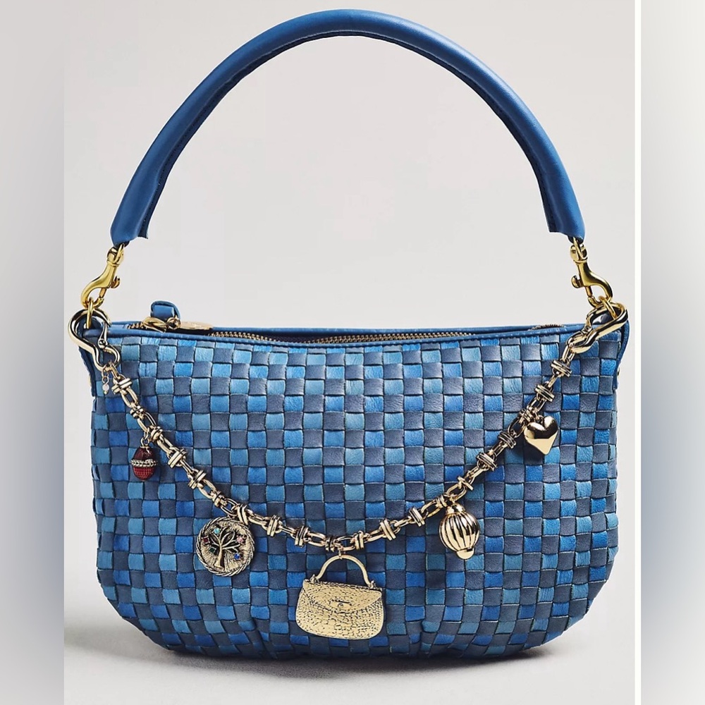 NWT Anthropologie Metal Gem Purse Bag Charm